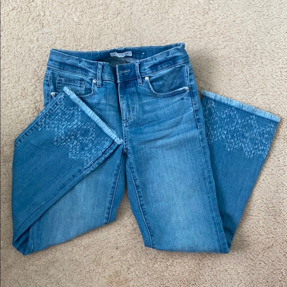 Loft Ankle Flare Jeans
